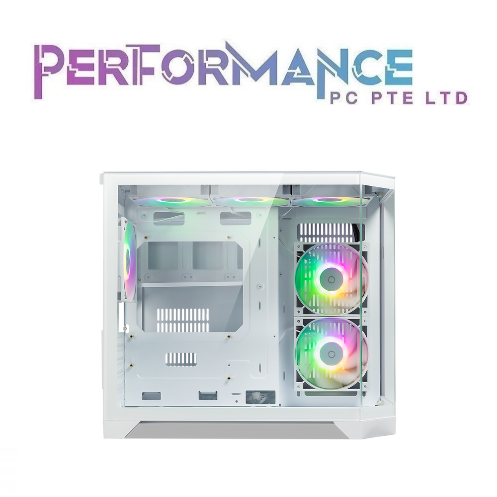 Tecware VX Trinity M BLACK/WHITE MATX case with 6 ARGB 12cm fans included (1 YEAR WARRANTY BY TECHDYNAMIC)