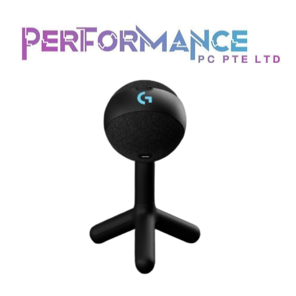 Logitech Yeti Orb Condenser RGB Black Gaming Microphone (2 YEARS WARRANTY BY BAN LEONG TECHNOLOGIES PTE LTD)