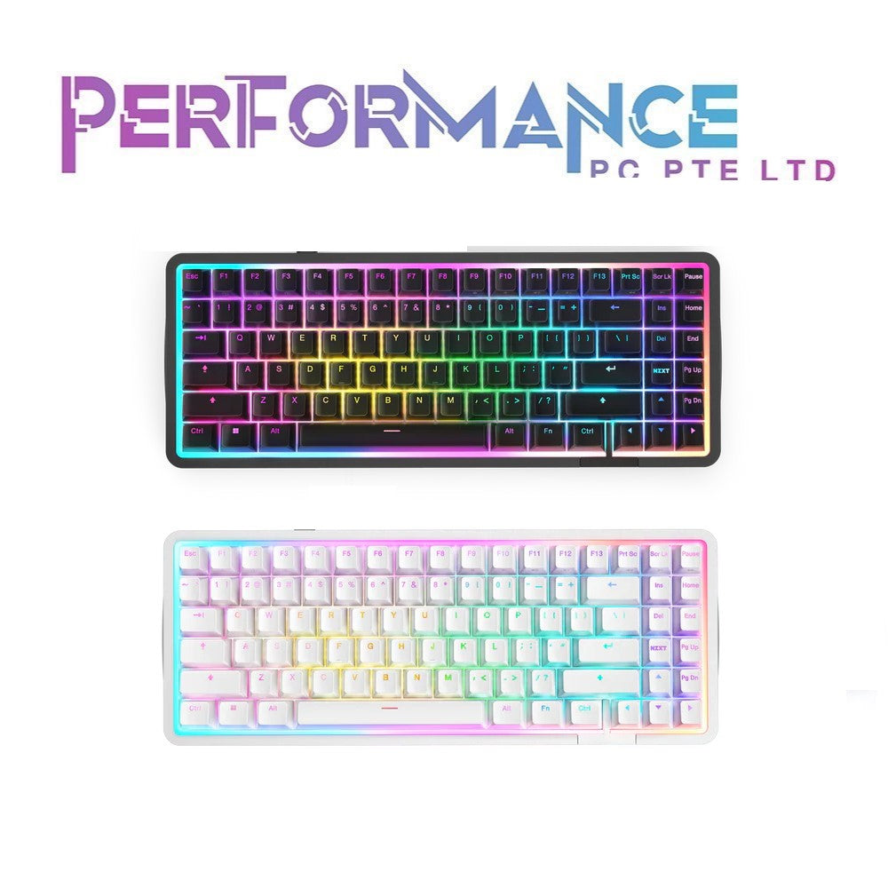 TECWARE PLANK GAMING BLACK / WHITE FUNCTION ELITE MINI TKL KEYBOARD (2 YEARS WARRANTY BY TECH DYNAMIC PTE LTD)