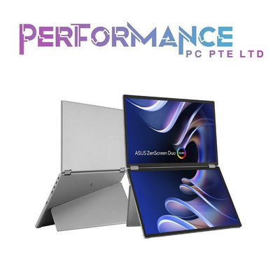 ASUS 14″ ZenScreen Duo OLED MQ149CD 360° Foldable Portable Monitor (3 YEAR WARRANTY BY AVERTEK ENTERPRISE PTE LTD)