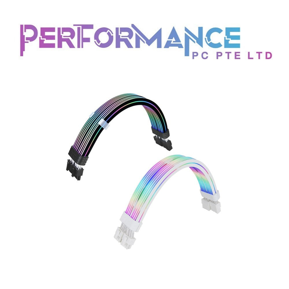 THERMALTAKE TT MOD 8 PIN /24 PIN ARGB EXTENSION CABLE BLACK/ SNOW (1 YEARS WARRANTY BY CORBELL TECHNOLOGIES PTE LTD)