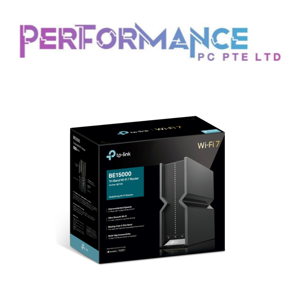 Tp Link Archer BE700 BE15000 Tri-Band Wi-Fi 7 Router (3 YEARS WARRANTY ...