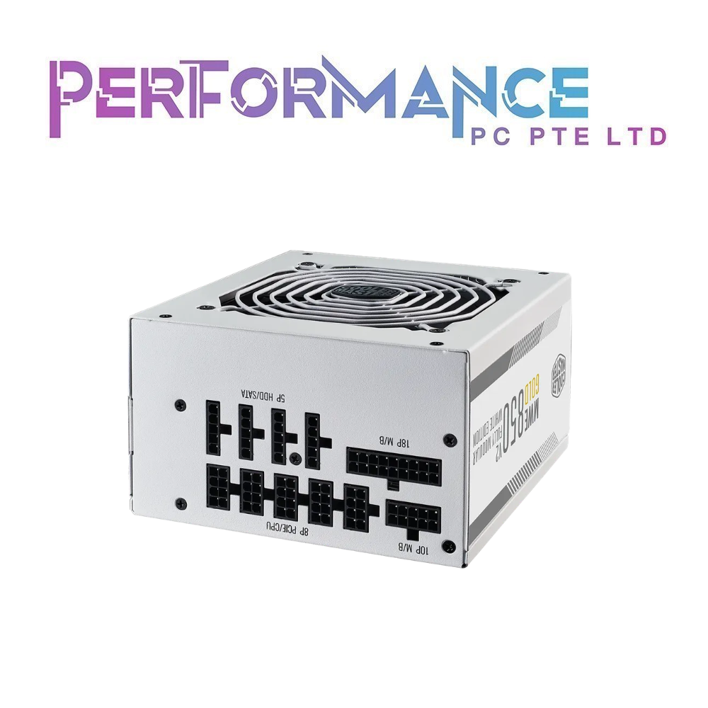 COOLERMASTER MWE Gold 850 V2 ATX 3.0 WHITE EDITION POWER SUPPLY (10 YEARS WARRANTY BY BAN LEONG TECHNOLOGIES PTE LTD)