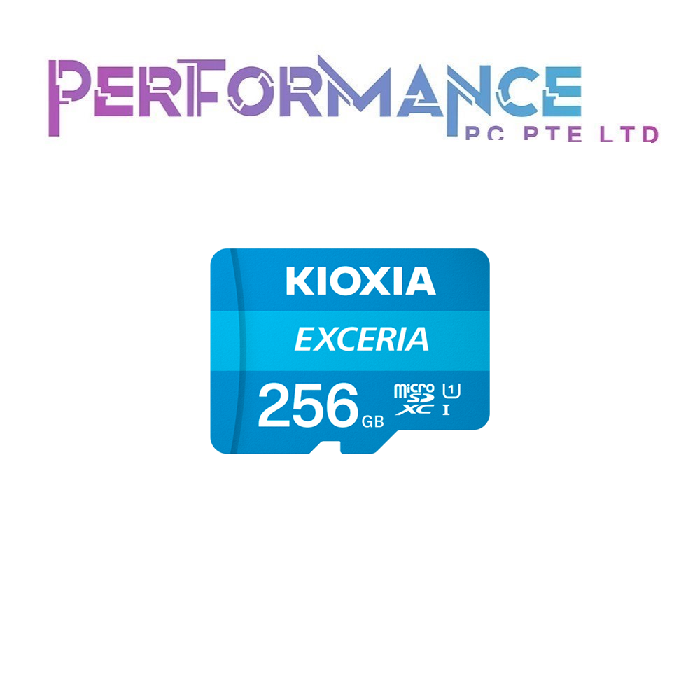 KIOXIA Exceria CL10 microSD Card UHS I(128GB/256GB/512GB) 4K Video V30 U3 Class10 A1(5 YEARS WARRANTY BY KIOXIA PTE LTD)