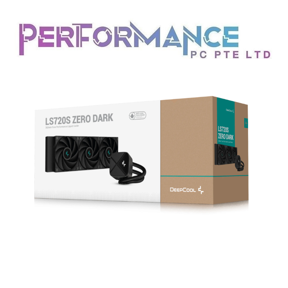 Deepcool LS520S LS 520 S / LS720S LS 520 S ZERO DARK Hardcore Gaming Premium Liquid CPU Cooler ( 3 YEARS WARRANTY BY TECH DYNAMIC  PTE LTD)