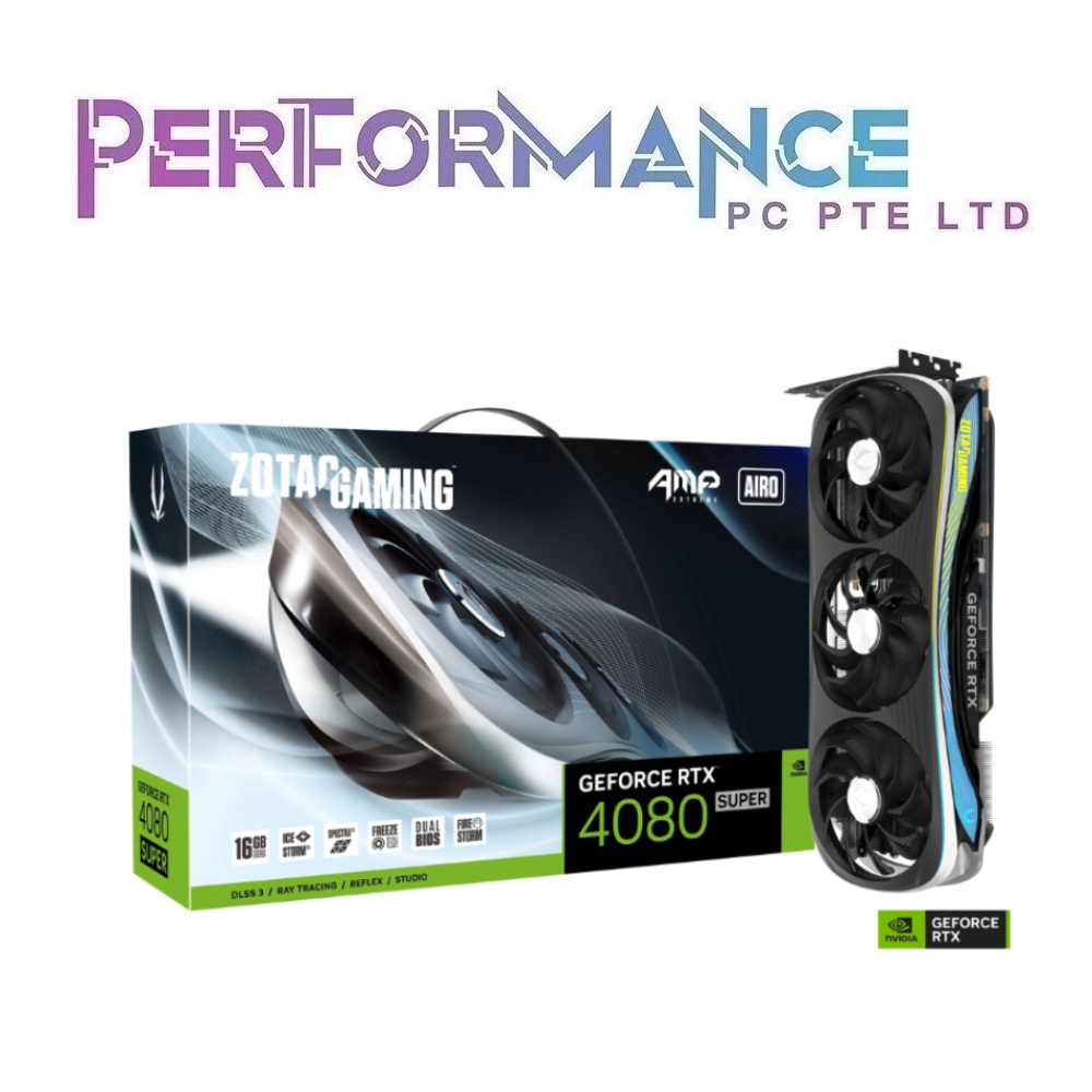 ZOTAC GAMING GeForce RTX 4080 RTX4080 SUPER AMP Extreme AIRO 16GB GDDR6X (3 YEARS WARRANTY BY TECH DYNAMIC PTE LTD)