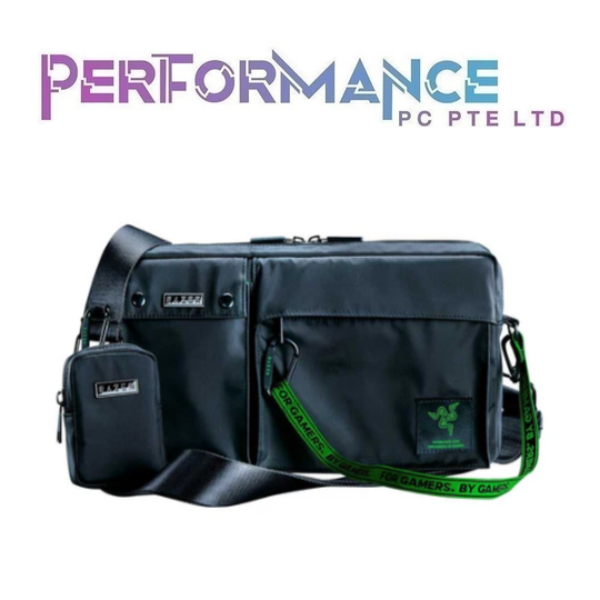 Razer Xanthus Crossbody Bag: Detachable Mini Pouch for Earphones