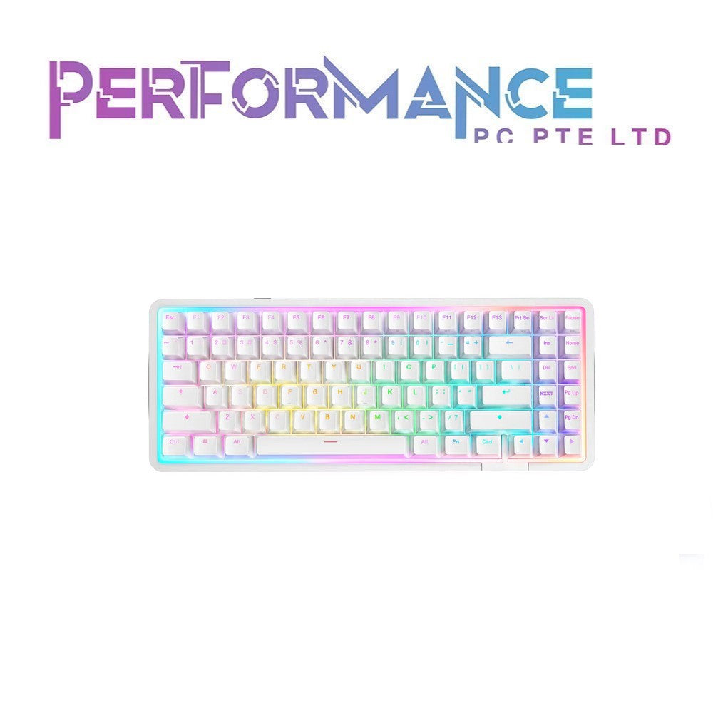 TECWARE PLANK GAMING BLACK / WHITE FUNCTION ELITE MINI TKL KEYBOARD (2 YEARS WARRANTY BY TECH DYNAMIC PTE LTD)