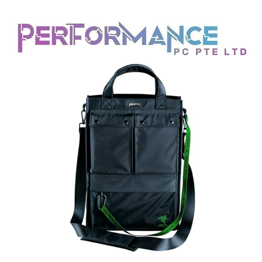 Razer Xanthus Tote Bag WATER RESISTANCE UP TO A 16-INCH laptop (1 YEARS WARRANTY BY BAN LEONG TECHNOLOGY PTE LTD)