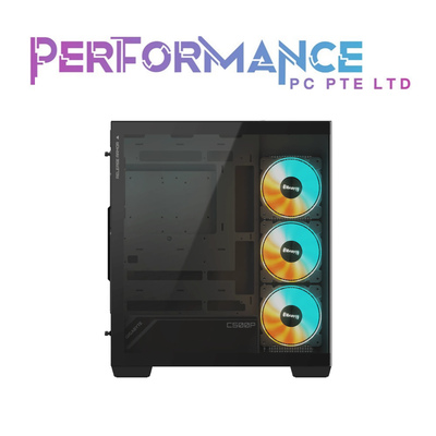 GIGABYTE C500 PANORAMIC STEALTH BLACK MID TOWER CASING (1 YEAR WARRANTY BY CDL TRADING PTE LTD)