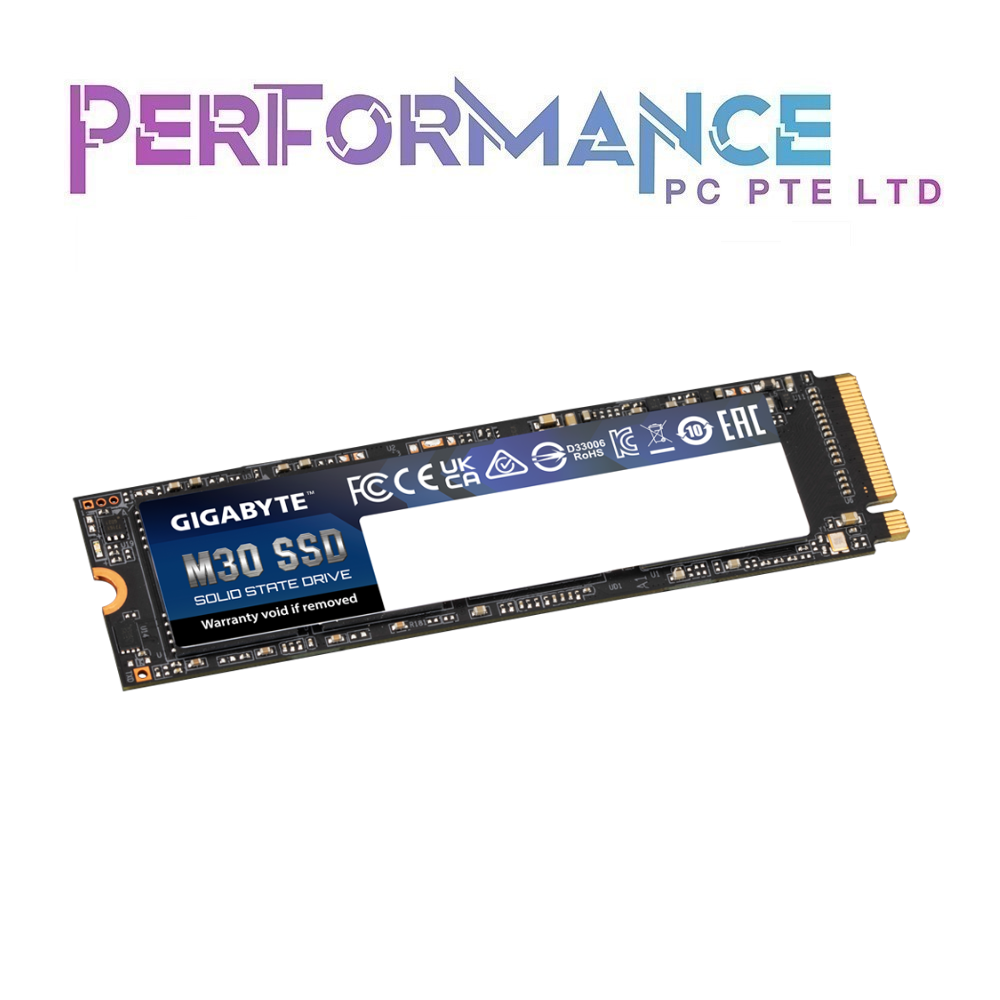 GIGABYTE M30 SSD 512GB/1TB NVMe 1.3 PCIe 3.0x4 M.2 with HEATSPREADER (5 YEARS WARRANTY BY CDL TRADING PTE LTD)