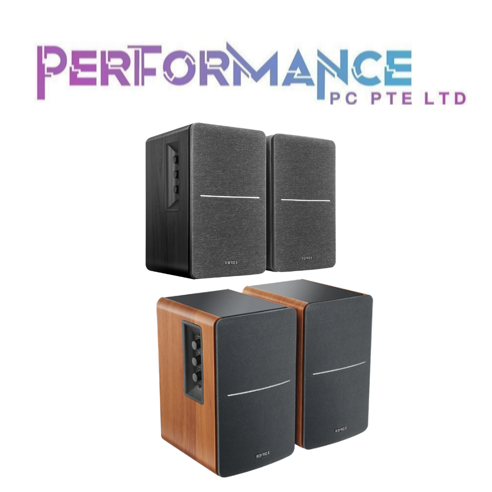 Edifier R1280DBs Active Bluetooth Bookshelf Speakers Black / Wood (2 YEARS WARRANTY BY BAN LEONG TECHNOLOGY PTE LTD)