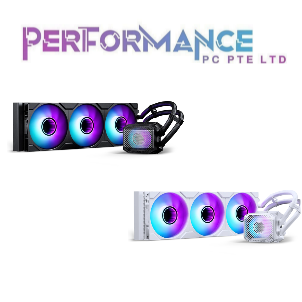 PHANTEKS GLACIER ONE 360mm M25 G2 DRGB AIO LIQUID CPU COOLER BLACK/WHITE (5 YEARS WARRANTY BY CORBELL TECHNOLOGIES PTD LTD)