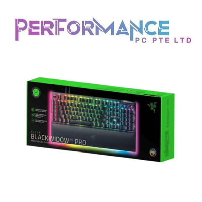 Razer BlackWidow V4 Pro US Layout - FRML Mechanical Gaming Keyboard Green / Yellow Switch (2 YEARS WARRANTY BY BAN LEONG TECHNOLOGY PTE LTD)