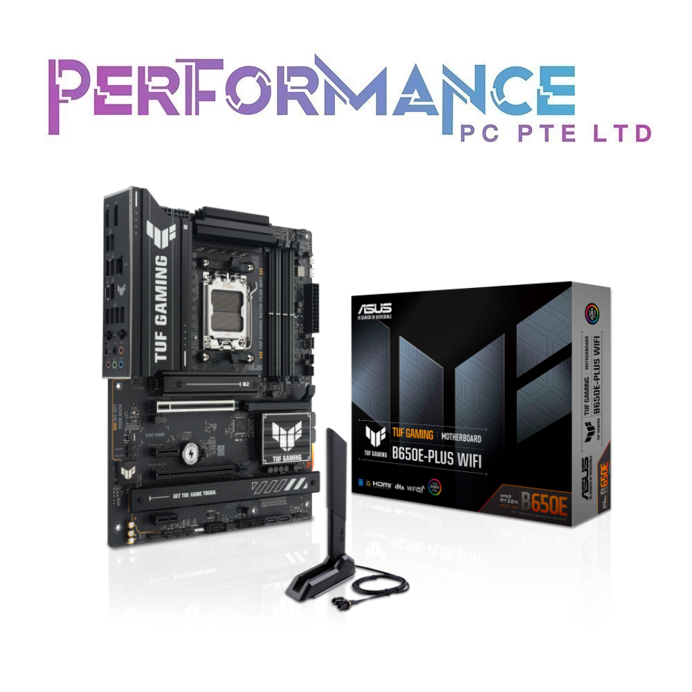 ASUS TUF GAMING B650EM-PLUS WIFI AMD B650 CHIPSET DDR5 MOTHERBOARD (3 YEARS WARRANTY BY BAN LEONG TECHOLOGIES PTE LTD)