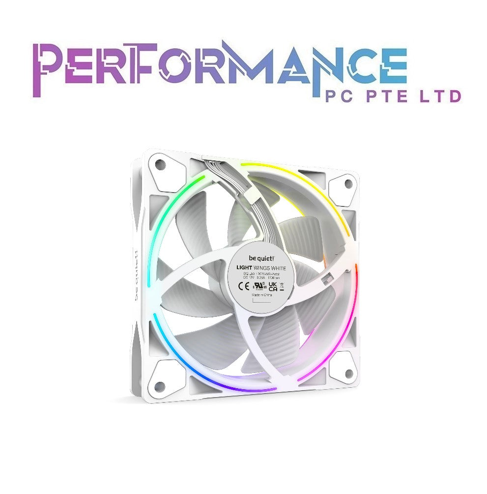 Be Quiet ! LIGHT WINGS White 120mm / 140mm PWM high-speed Triple-Pack ( 3 Years Warranty with Tech Dynamic Pte Ltd )