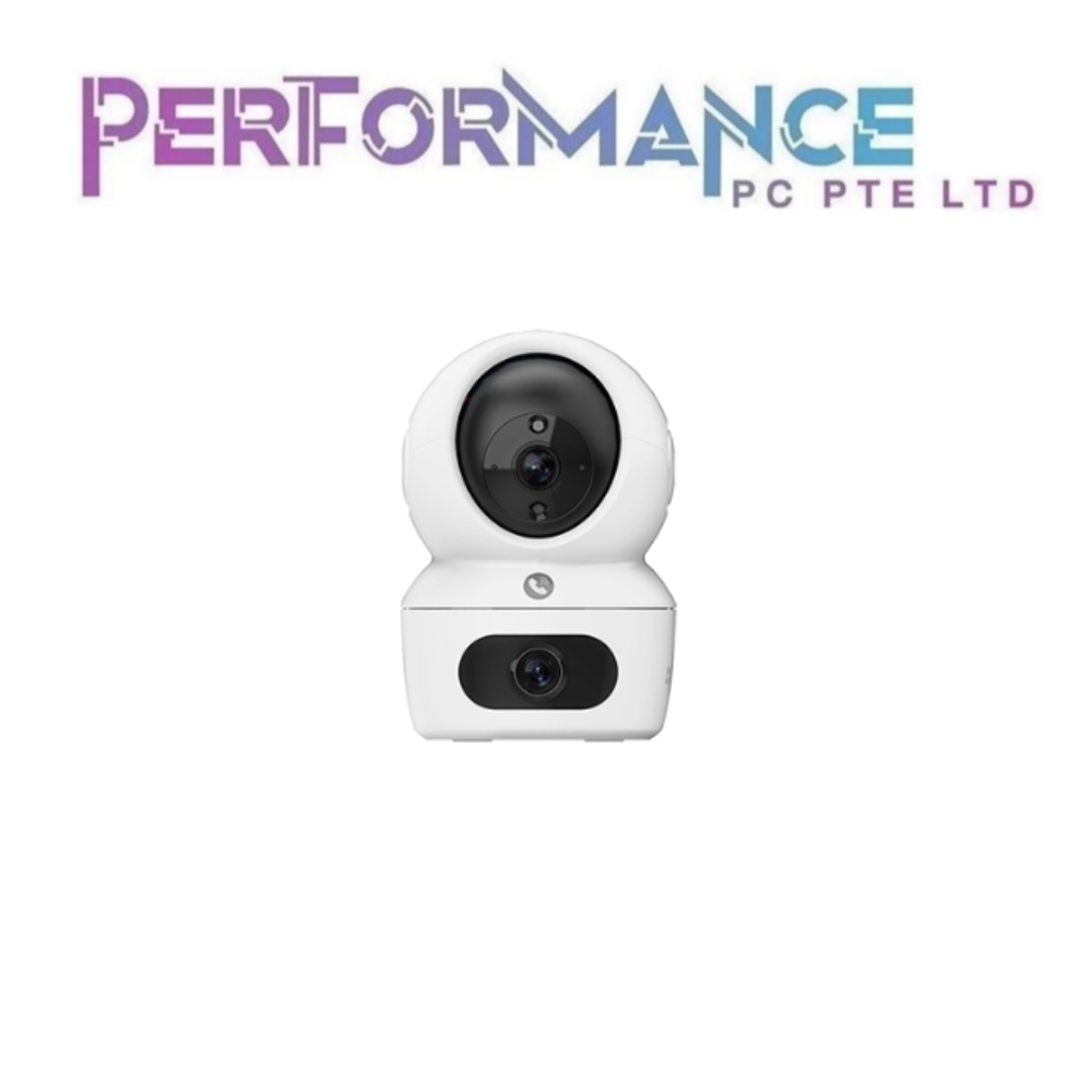 H7C DUAL 2K+ (4MP+4MP) DUAL-LENS PAN & TILT WIFI CAMARA (2 YEAR WARRENTY BY WEI KENG PTE LTD)