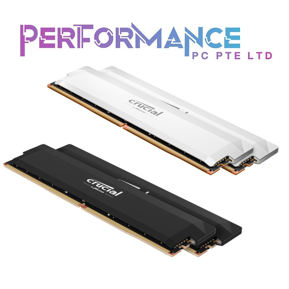 Crucial Pro Overclocking 64GB (2x32GB) DDR5-6400 CL40 UDIMM Black/White (LIMITED LIFETIME WARRANTY)