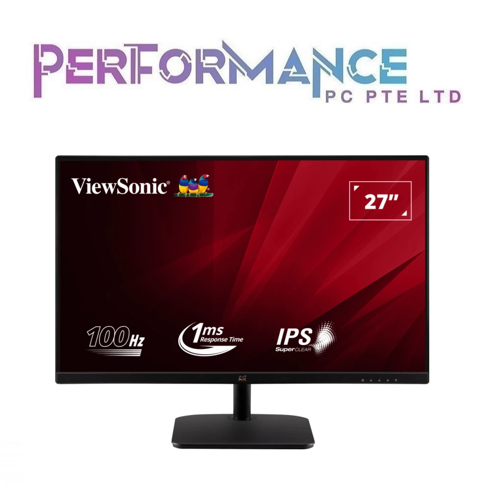 ViewSonic VA2732-H 27” 1080p IPS Monitor with Frameless Design (3 YEARS WARRANTY BY KAIRA TECHNOLOGY PTE LTD)