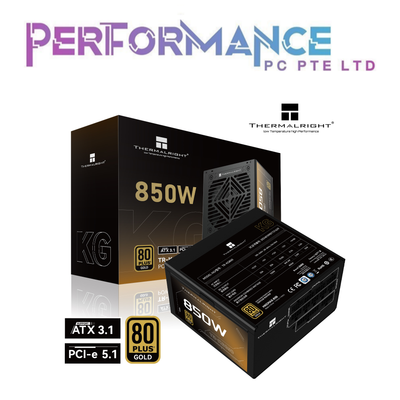THERMALRIGHT KG650 KG750 KG850 / KG650 KG750 WHITE 80 PLUS GOLD FULL MODULAR (5 YEARS WARRANTY BY TECH DYNAMIC PTE LTD)