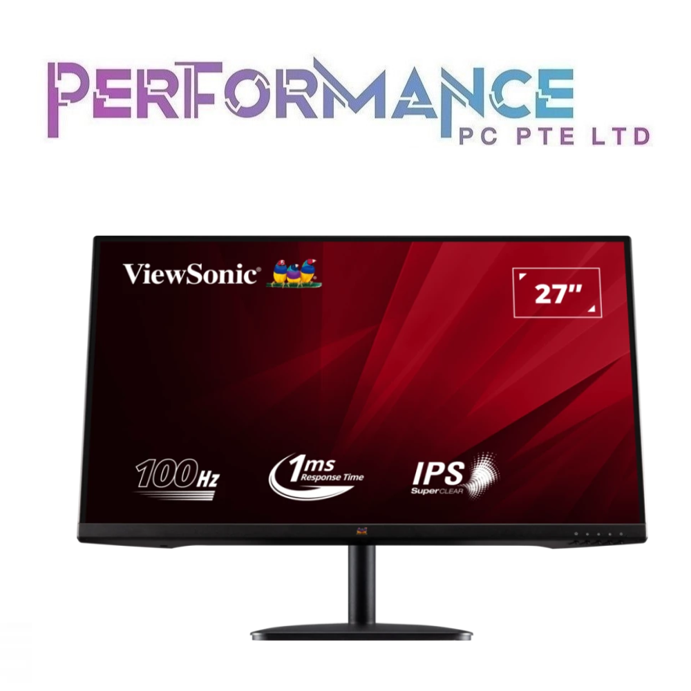 ViewSonic VA2732-H 27” 1080p IPS Monitor with Frameless Design (3 YEARS WARRANTY BY KAIRA TECHNOLOGY PTE LTD)