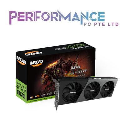 INNO3D GeForce RTX 4070 Ti SUPER X3 OC (3 YEARS WARRANTY BY LEAPFROG DISTRIBUTION PTE LTD)