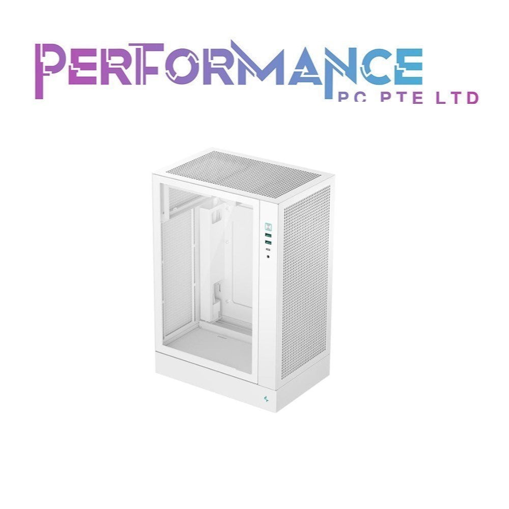 DEEPCOOL CH170 PLUS SERIES VERTICAL MATX CASE BLACK / WHITE (1 YEAR WARRANTY BY TECH DYNAMIC PTE LTD)