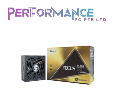 Seasonic Focus GX750 GX850 GX1000 ATX 3.0 80 Plus Gold / PSU Fully Modular / ATX 3.0/PCI-E GEN 5.0/10 Yrs Warranty