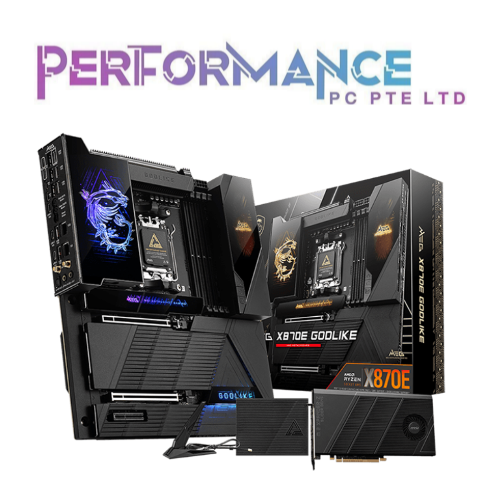 MSI MEG X870E X 870E X 870 E GODLIKE AM5 E-ATX Gaming Mobo Motherboard (3 YEARS WARRANTY BY CORBELL TECHNOLOGY PTE LTD)