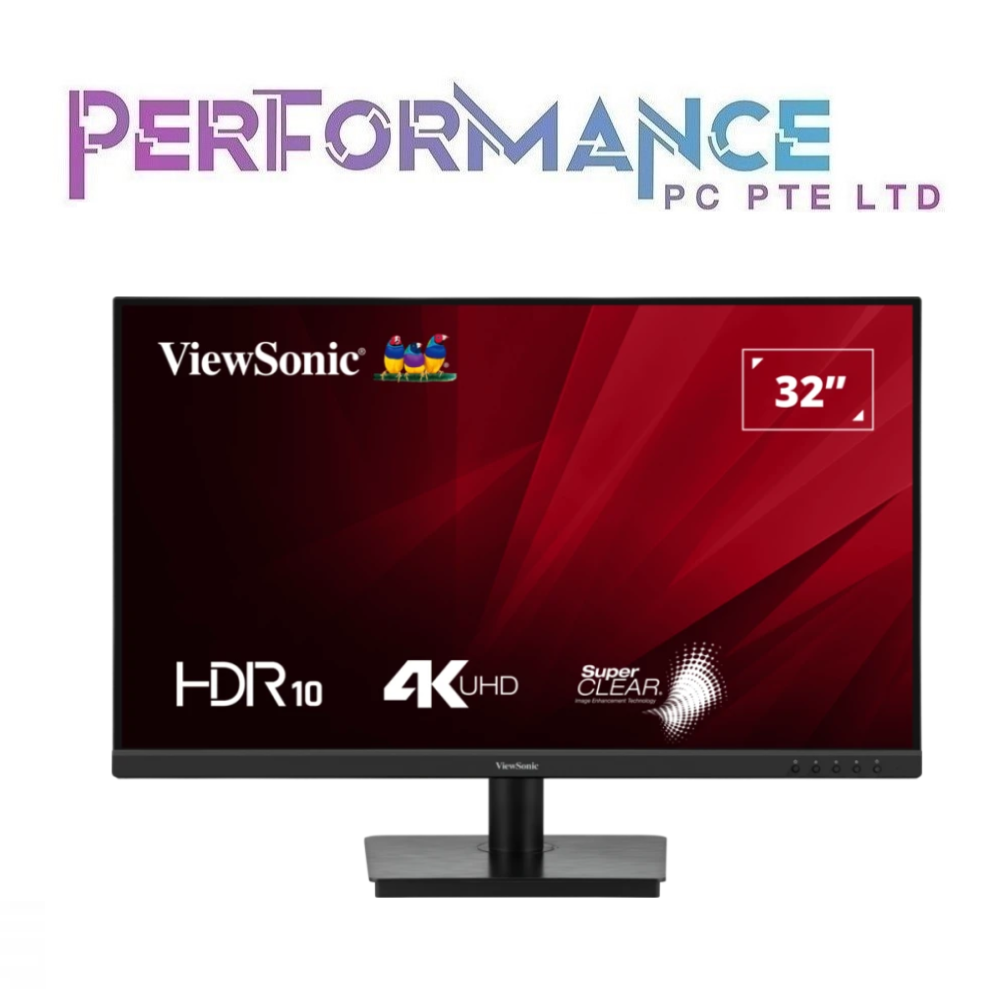 ViewSonic VA3208-4K-MHD 32” 4K UHD Monitor with Built-in speakers (3 YEARS WARRANTY BY KAIRA TECHNOLOGY PTE LTD)