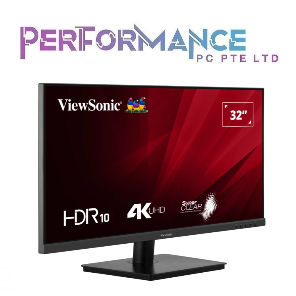 ViewSonic VA3208-4K-MHD 32” 4K UHD Monitor with Built-in speakers (3 YEARS WARRANTY BY KAIRA TECHNOLOGY PTE LTD)