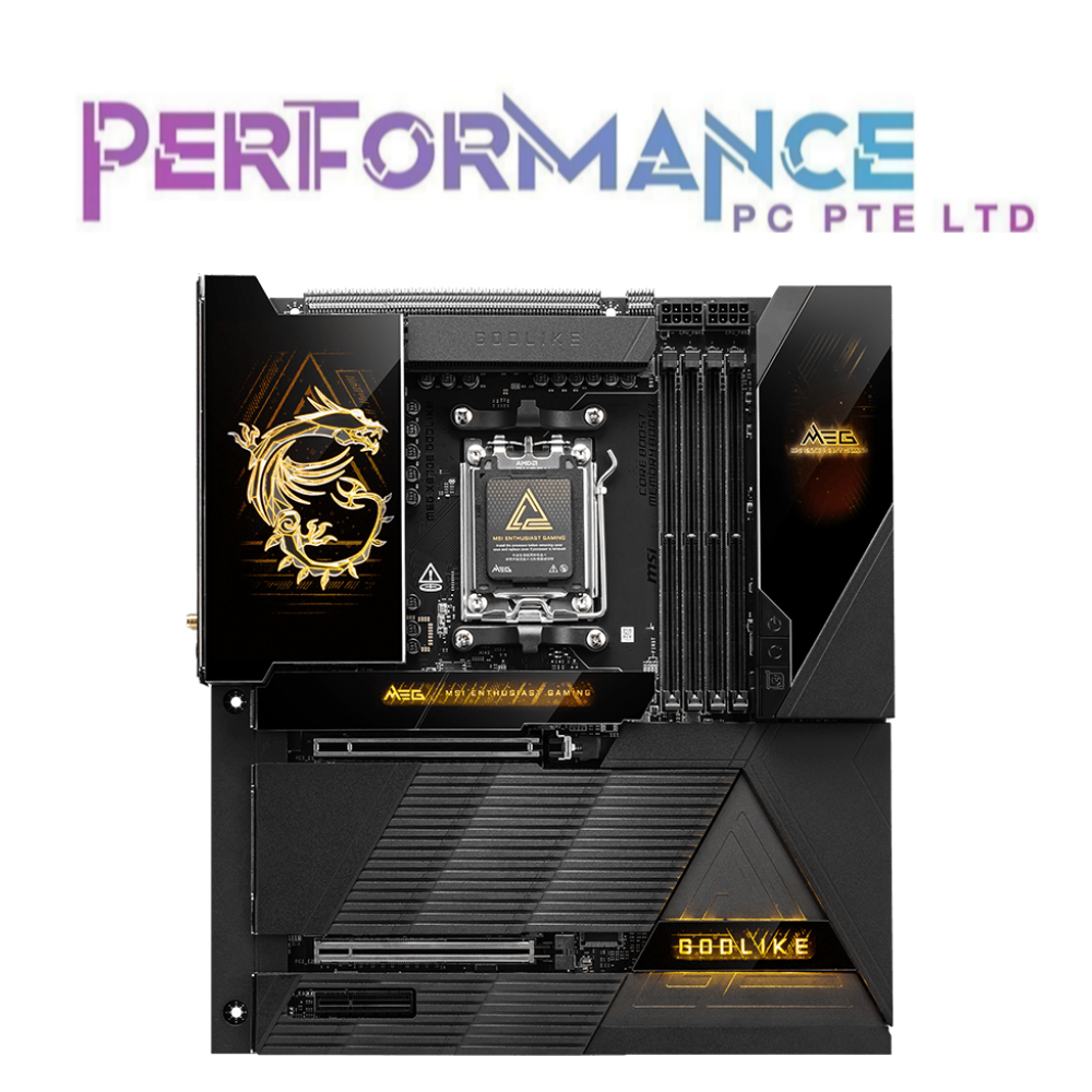 MSI MEG X870E X 870E X 870 E GODLIKE AM5 E-ATX Gaming Mobo Motherboard (3 YEARS WARRANTY BY CORBELL TECHNOLOGY PTE LTD)