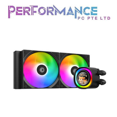 ID Cooling FX240 FX360 LCD AIO LIQUID COOLER BLACK / WHITE High pump + radiator performance ( 3 Years Warranty by TECH DYNAMIC )