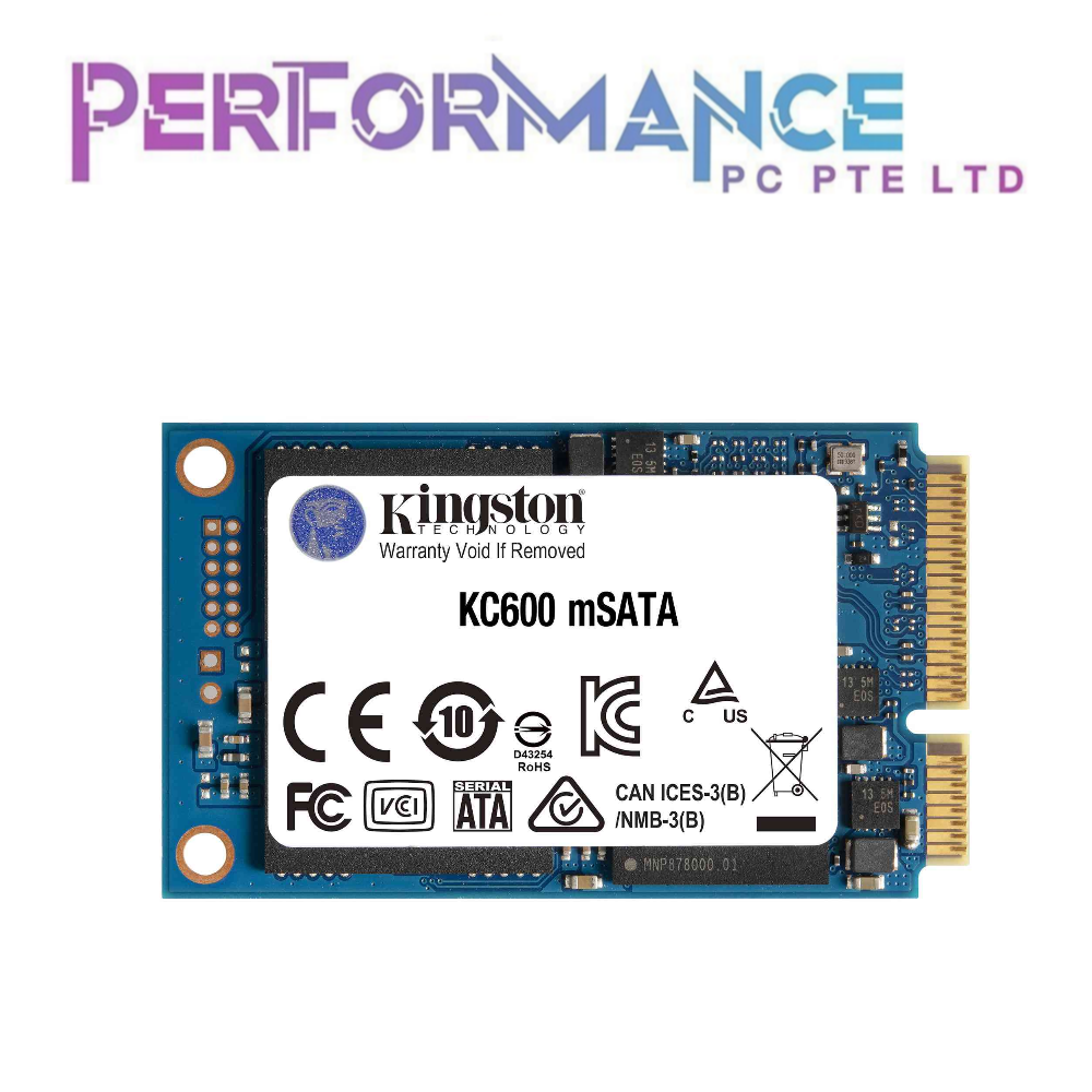 Kingston KC600 2230 mSATA SSD Up to 550/520MB/s  256GB/512GB/1024GB (5 YEARS BY CONVERGENT SYSTEM PTE LTD)