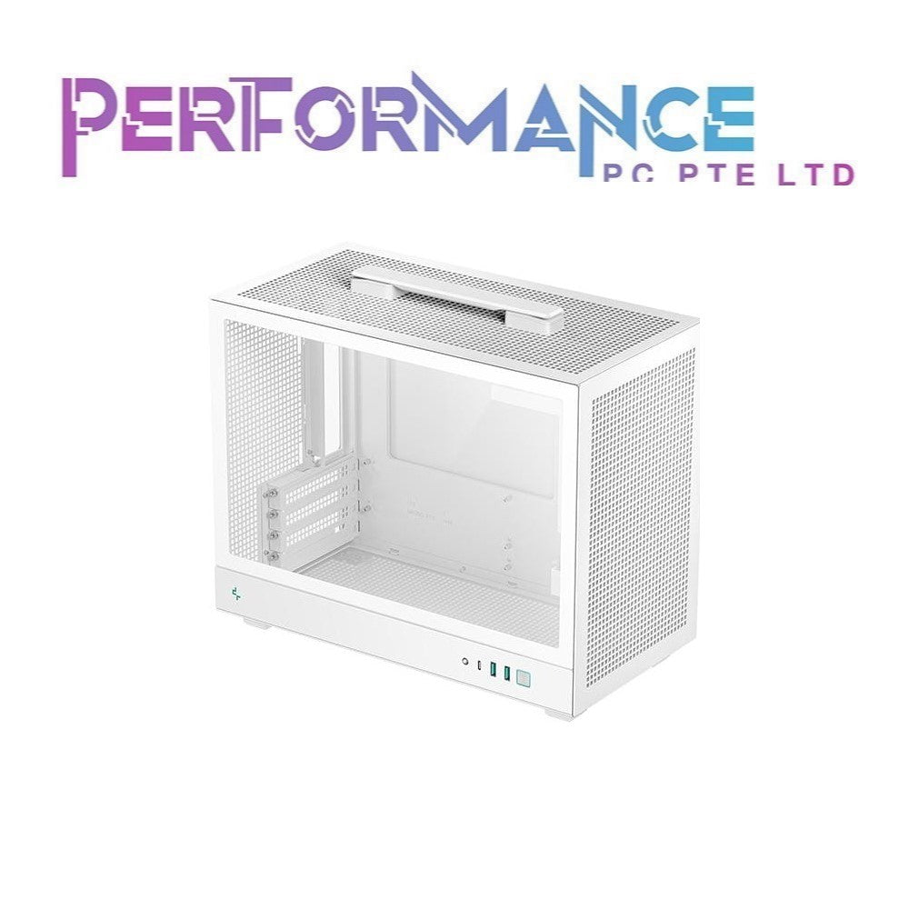 DEEPCOOL CH160 PLUS MATX CASE SUPPORTS HB-01 BLACK / WHITE (1 YEAR WARRANTY BY TECH DYNAMIC PTE LTD)