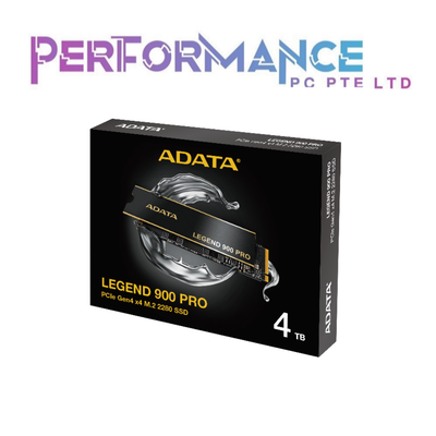 ADATA LEGEND 900 PRO PCIe Gen4 x4 M.2 2280 Solid State Drive 4TB (5 YEARS WARRANTY BY CORBELL TECHNOLOGIES PTE LTD)