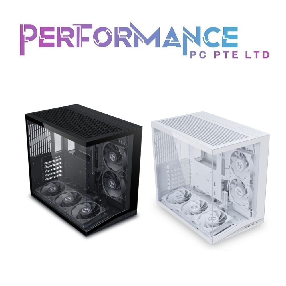 LIAN LI O11D 011 D O11 DYANMIC MINI V2 FLOW BLACK/WHITE ATX CASE  5 NON RGB FANS INCLUDED 011D (1 YEAR WARRANTY BY CORBELL TECHNOLOGY PTE LTD)