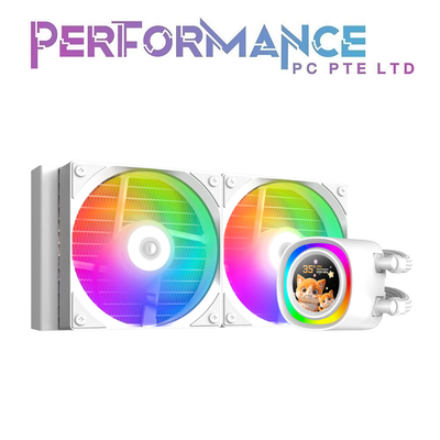 ID Cooling FX240 FX360 LCD AIO LIQUID COOLER BLACK / WHITE High pump + radiator performance ( 3 Years Warranty by TECH DYNAMIC )
