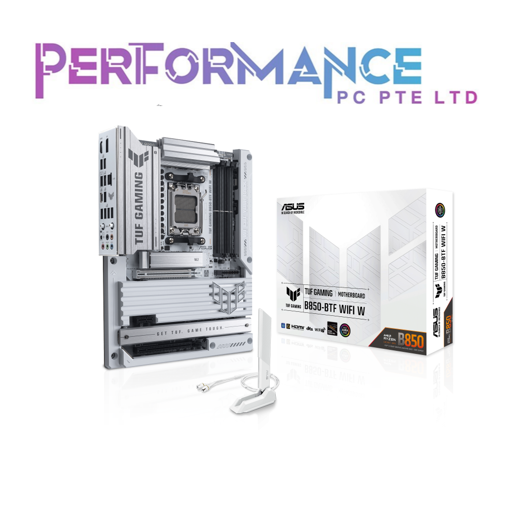 ASUS TUF GAMING B850-BTF WIFI W AMD B850 DDR5 MOTHERBOARD (3 YEARS WARRANTY BY BAN LEONG TECHNOLOGIES PTE LTD)