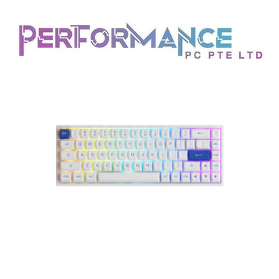 AKKO Blue on White 3068B Plus Multi-Mode Akko Jelly Purple (1 YEARS WARRANTY BY TECH DYNAMIC PTE LTD)