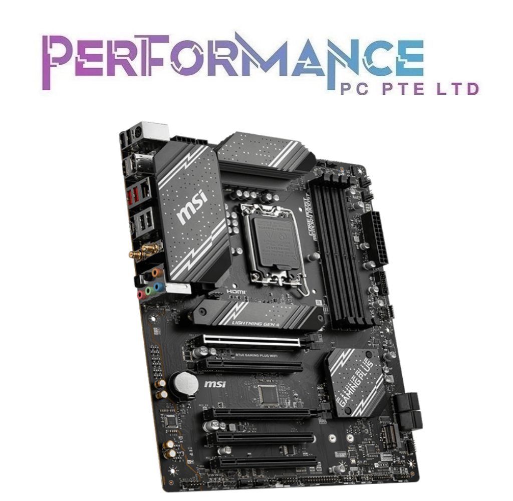 MSI B760 B 760 GAMING PLUS WIFI MOTHERBOARD (3 YEARS WARRANTY BY CORBELL TECHNOLOGY PTE LTD)