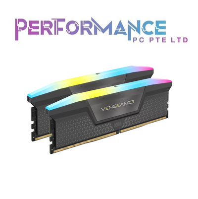 Corsair Vengeance RGB DDR5 RYZEN EXPO (AMD) 2 x 16GB / 32GB / 64GB / 5200Mhz / 5600Mhz / 6000Mhz / CL36 / CL40  (LIMITED LIFETIME WARRANTY BY CONVERGENT SYSTEMS PTE LTD)