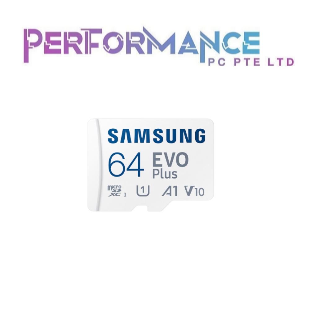 Samsung EVO Plus 64GB / 128GB / 256GB / 512GB / 1TB SDXC UHS-I SD Card (5 YEARS WARRANTY BY ETERNAL ASIA PTE LTD)