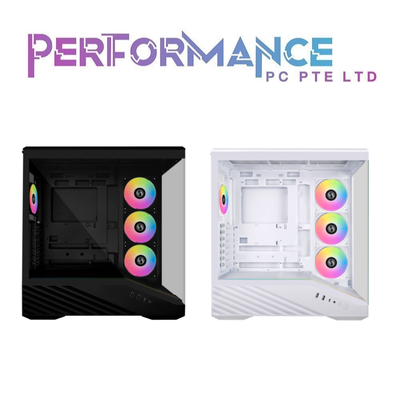 LIAN LI V100 ARGB ATX CASE BLACK/WHITE 4 ARGB FAN (1 YEAR WARRANTY BY CORBELL TECHNOLOGY PTE LTD)