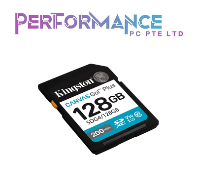 Kingston SDG4 Canvas Go Plus SDXS SD Card  64GB/128GB/256GB/512GB/1TB (LIFETIME WARRANTY BY CONVERGENT SYSTEM PTE LTD)