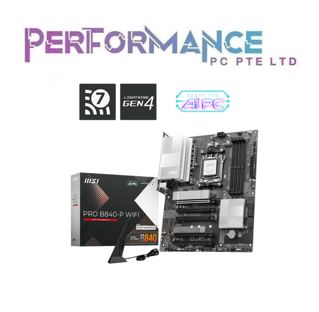 MSI PRO B840-P WIFI MOTHERBOARD (3 YEARS WARRANTY BY CORBELL)