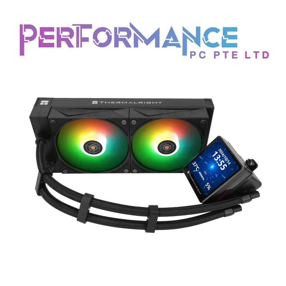 THERMALRIGHT GRAND VISION 240mm ARGB BLACK/WHITE CPU AIO Cooler ( 5 YEARS WARRANTY BY THERMALRIGHT )