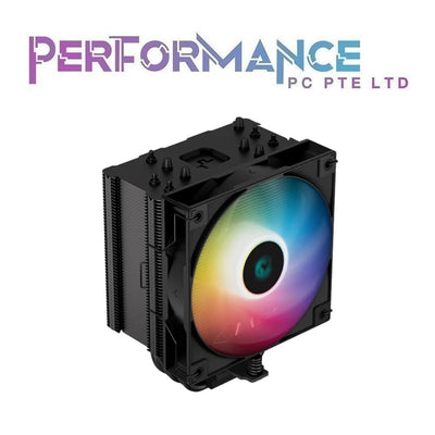 Deepcool AG500 Black / White ARGB CPU Fan Cooler, 5 x 6mm Heatpipe, 1 x 120mm ARGB PWM Fan (LGA1700/1200/1151/1150/1155) (AM5/AM4) (3 YEARS WARRANTY BY TECH DYNAMIC PTE LTD)