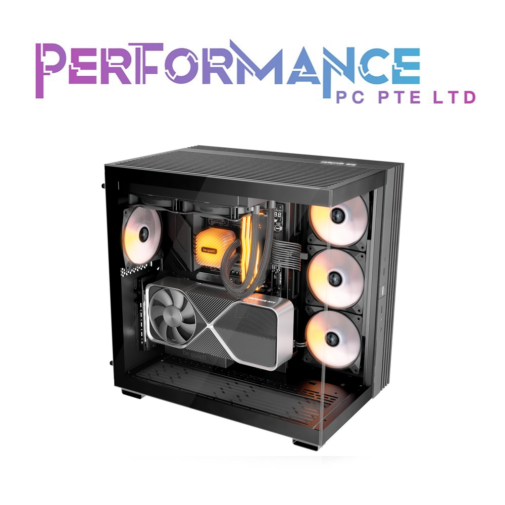 BEQUIET! LIGHT BASE 600 LX WHITE/BLACK (3 YEARS WARRANTY BY TECH DYNAMIC PTE LTD)