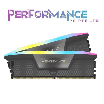 Corsair Vengeance RGB DDR5 RYZEN EXPO (AMD) 2 x 16GB / 32GB / 64GB / 5200Mhz / 5600Mhz / 6000Mhz / CL36 / CL40  (LIMITED LIFETIME WARRANTY BY CONVERGENT SYSTEMS PTE LTD)